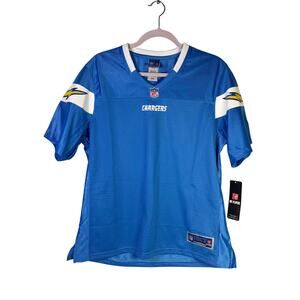 NFL Players Women’s Los Angeles Chargers Football Jersey Blue Size L NWT